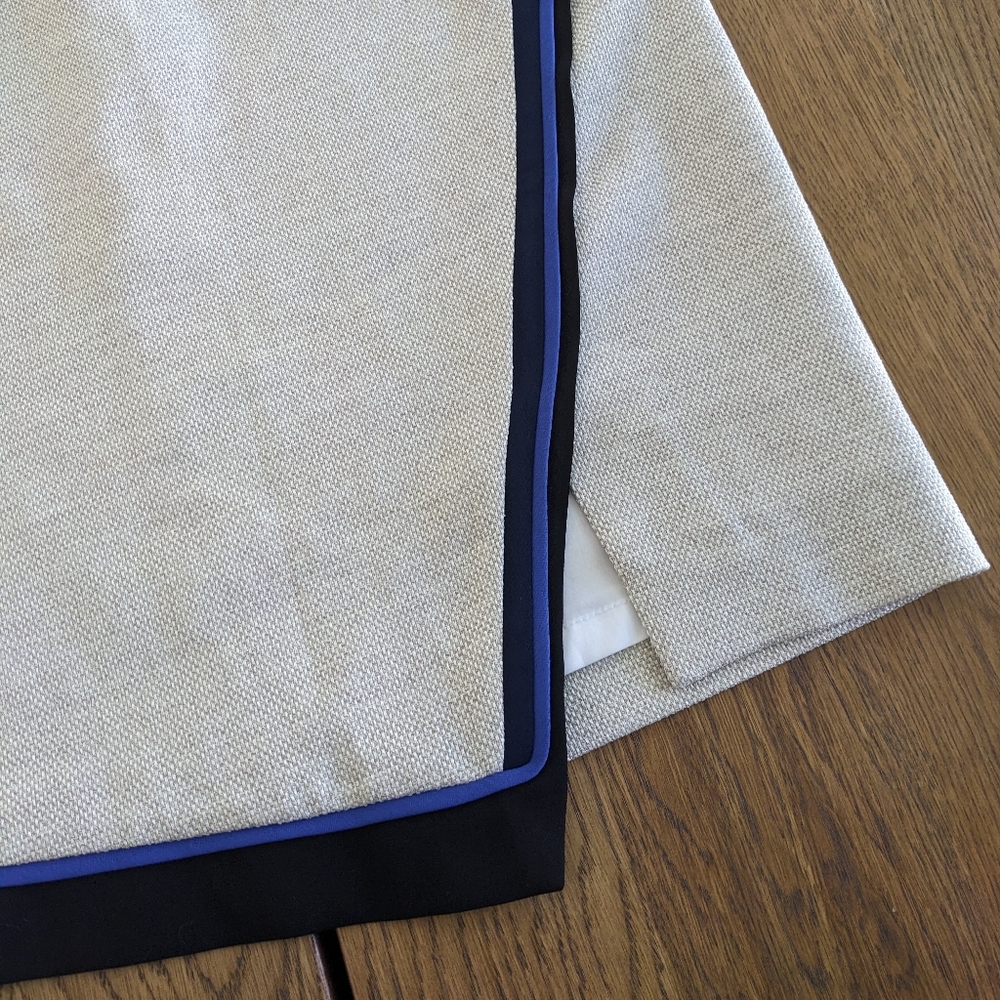 WHBM Colorblock Trim Wrap Skirt - Picture 3 of 6